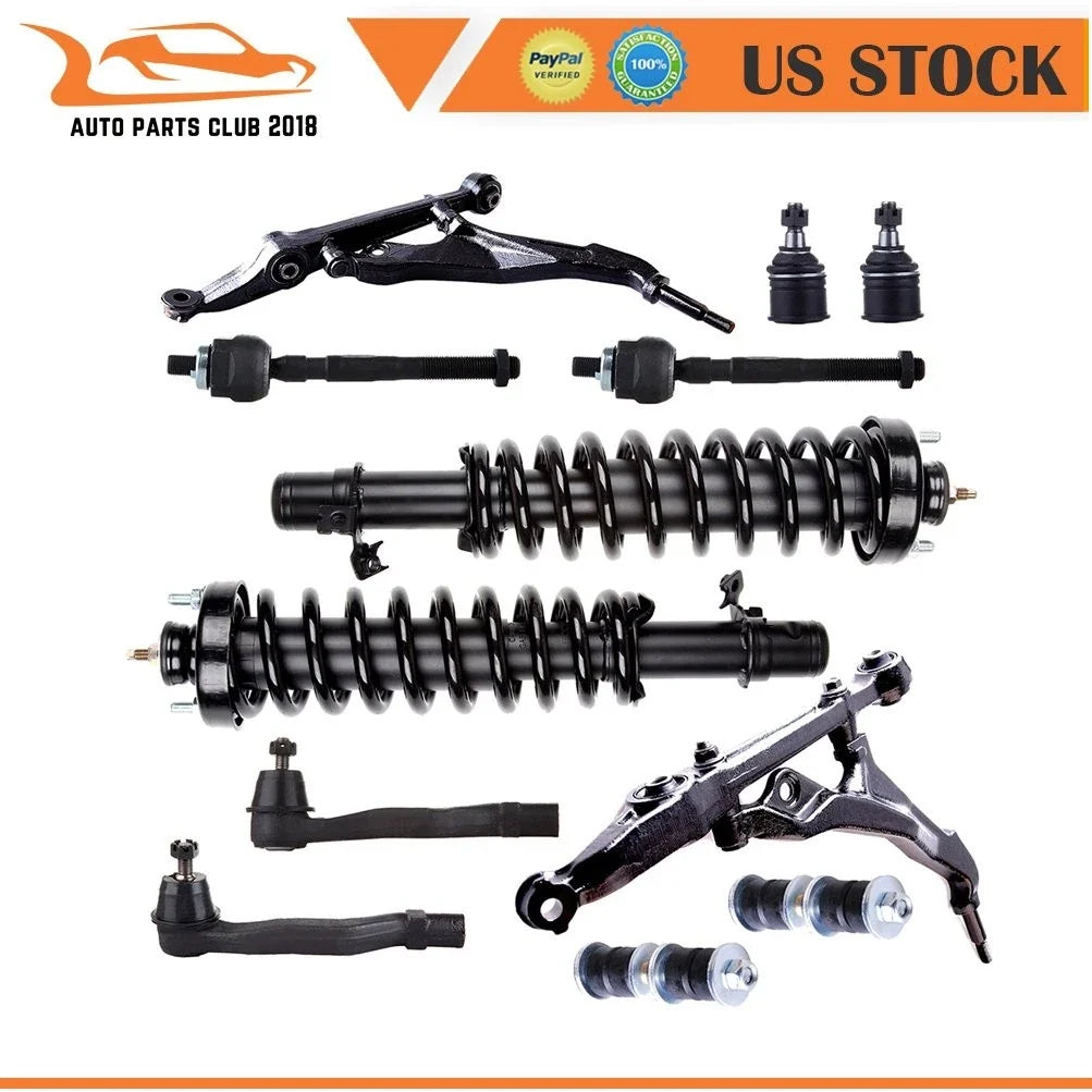 Front Strut Assemblies Suspension Kit for Honda Civic (1992–1995)