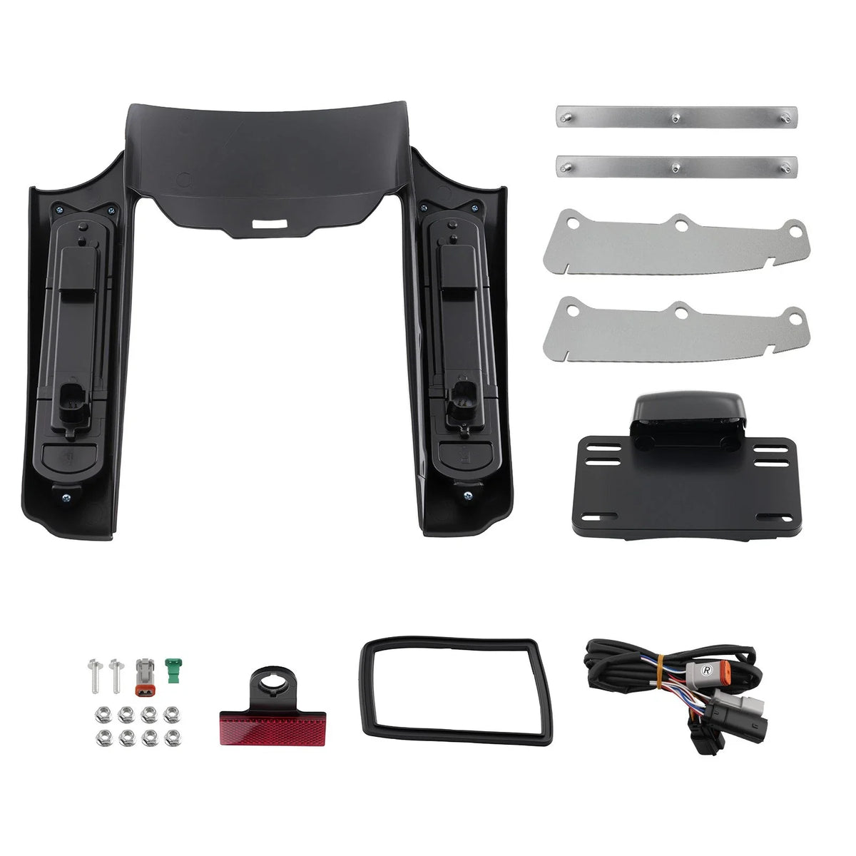 LED Strip Black Rear Fender for Harley Touring Models 2014-2024