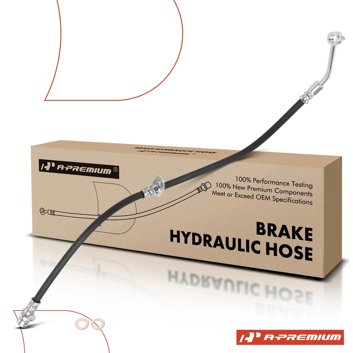 Rear Right Brake Hydraulic Hose for Honda Civic (2017–2021) Hatchback