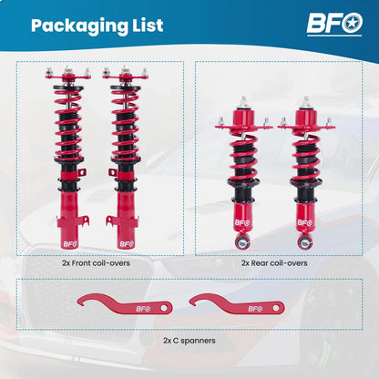 Height Adjustable Coilover Kit - Honda CR-V 2007–2011 Shocks & Springs