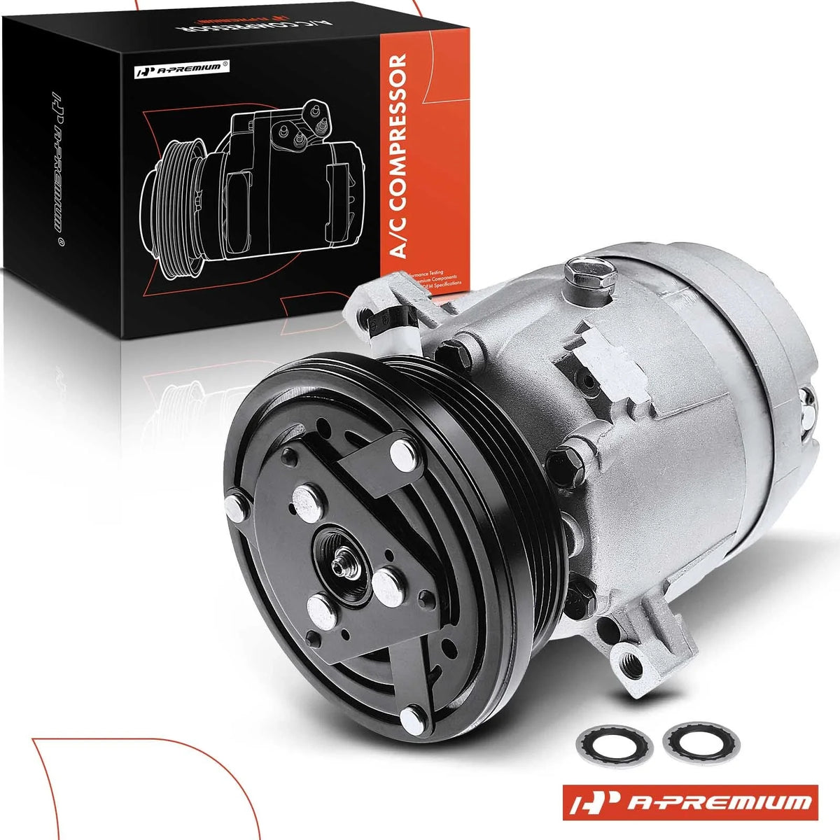 A/C Compressor with Clutch for Buick Century Oldsmobile Cutlass (1982–1996)