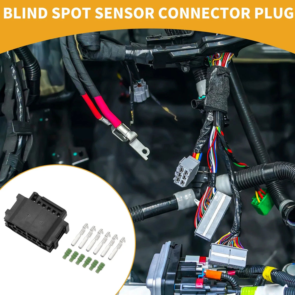6 Pin Blind Spot Sensor Connector Plug for Mercedes-Benz 