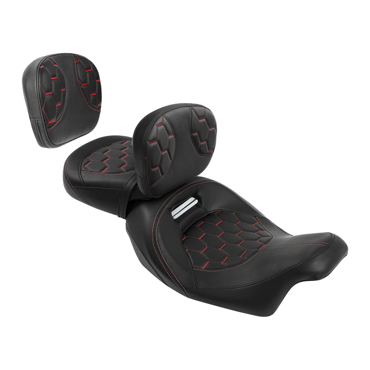 Driver & Passenger Seats with Backrest for Harley Touring 2009-2023