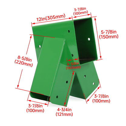Set of 2 A-Frame Brackets for Swing Set (Includes Hardware)