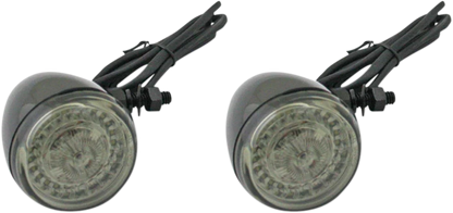 Gloss Black/Clear ProBEAM Turn Signal Set for Universal Fit