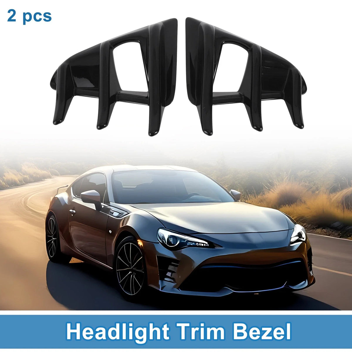 2X Headlight Trim Bezel for Toyota 86 (2016–2020)