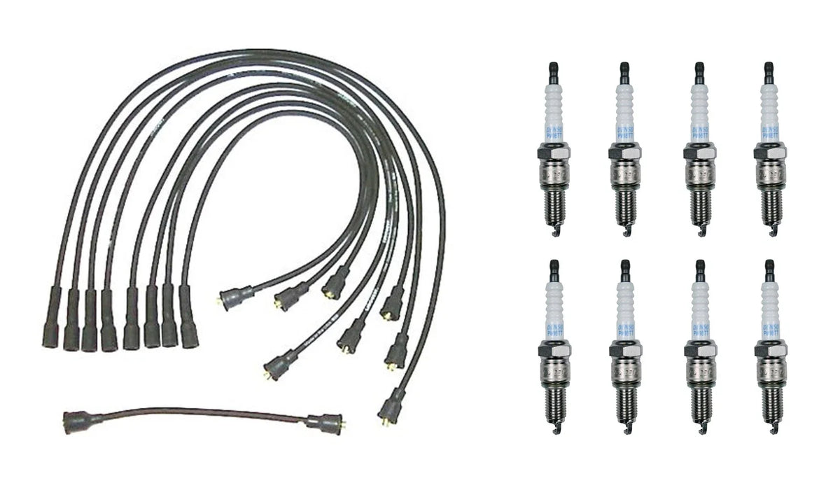 Denso Wire Set & Platinum TT Spark Plugs Kit for Chevy Nova 6.6L V8 (1970–1979)
