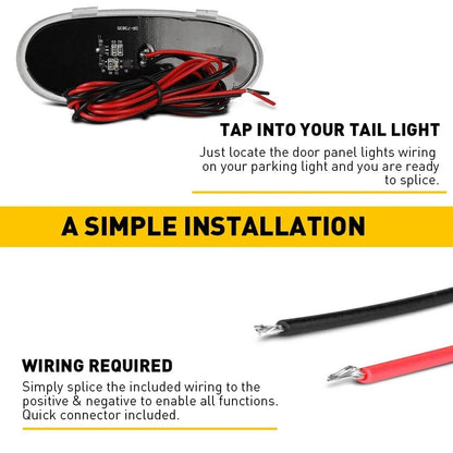 LED Rear Door Lights for Dodge Ram, Durango, Aspen 2002-2009
