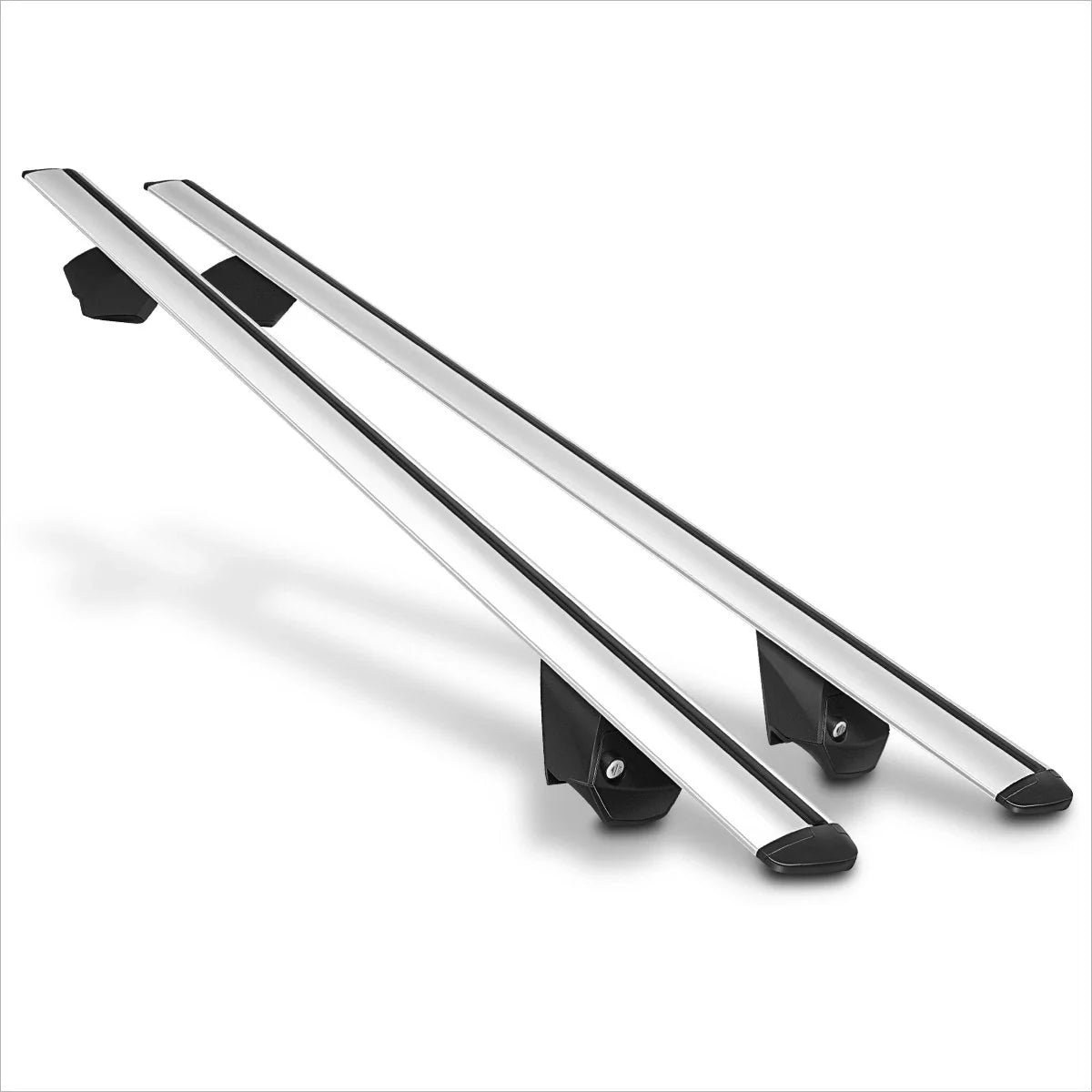 2X Aluminum Roof Rack Cross Bars for J2 (49", Adjustable, Cargo Carrier)
