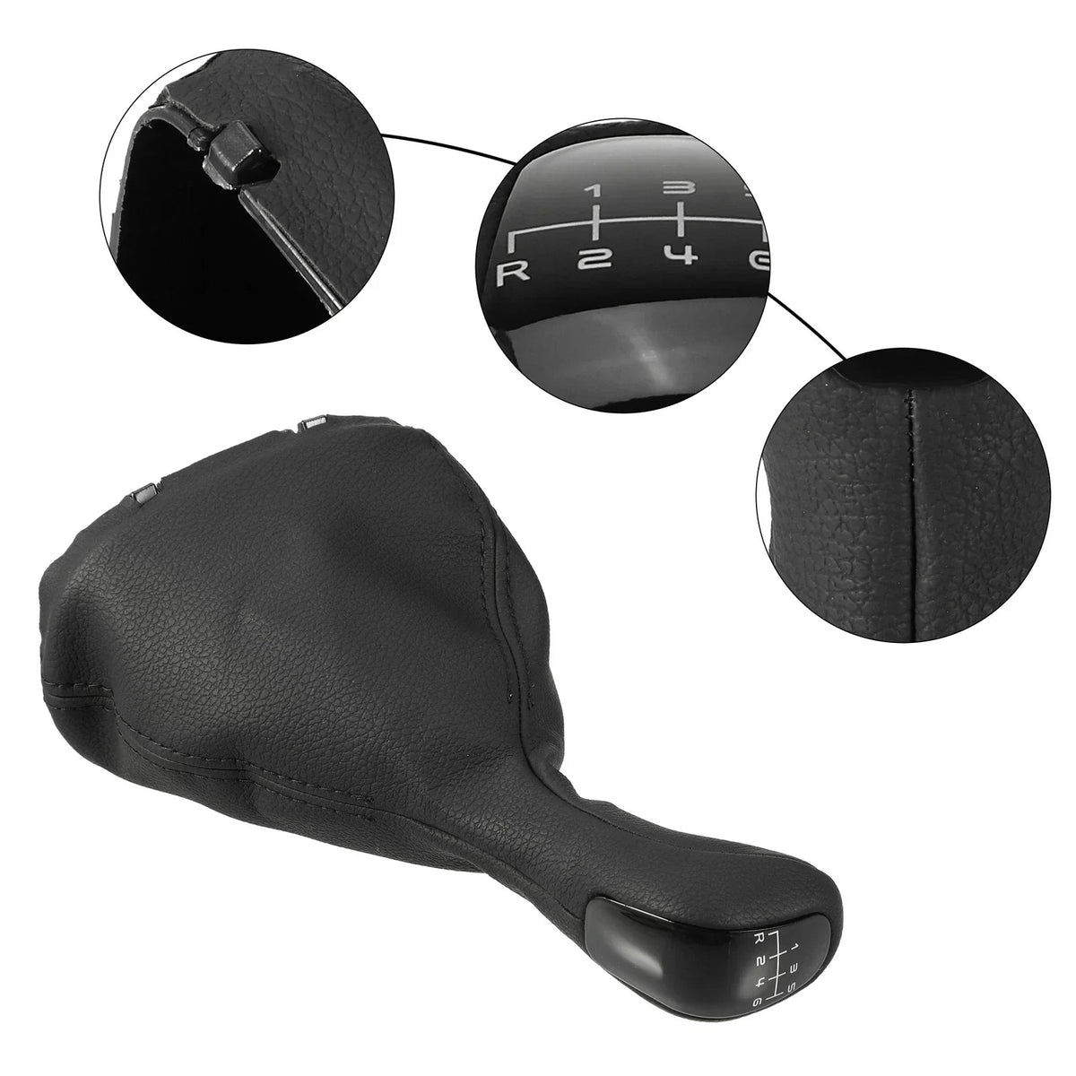 Gear Shift Lever Cover Set 6 Speed for Mercedes Benz C Class 2001-2007