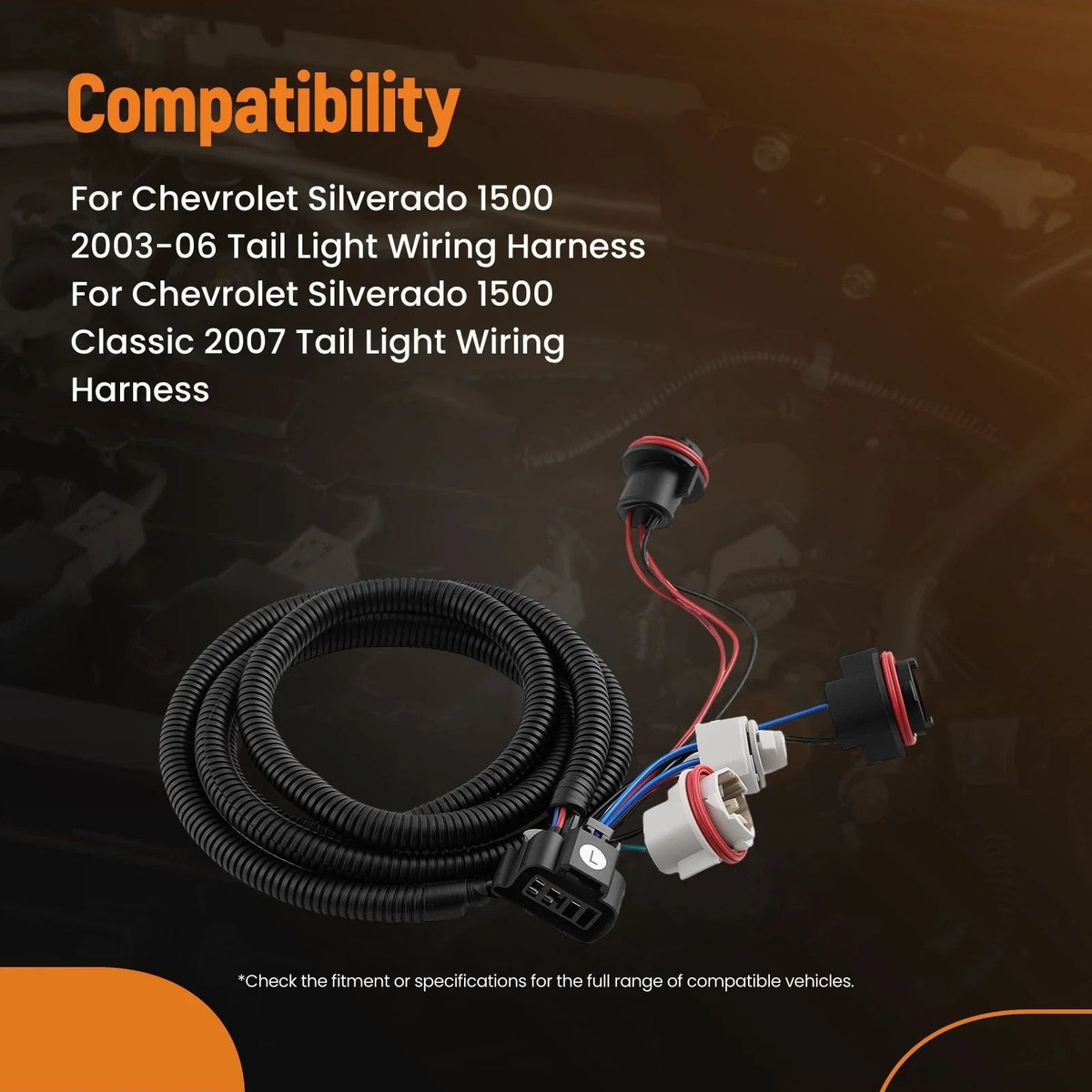 Lighting Wire Assembly for Chevy Silverado Classic 1500-3500 (2007)
