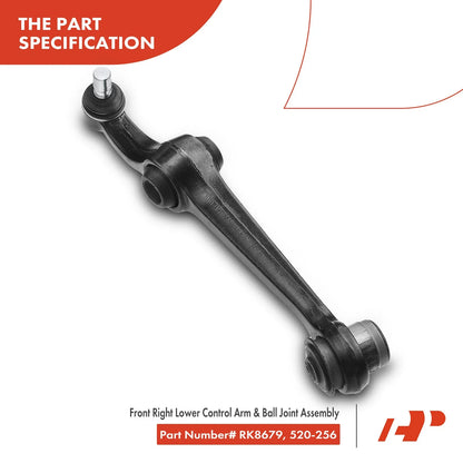 Front Right Control Arm with Ball Joint for Ford Windstar (1995-2003)