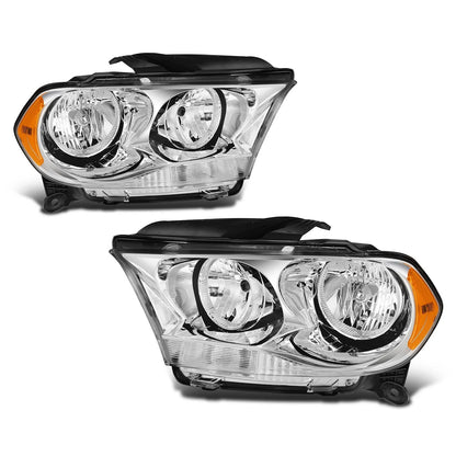 Direct Replacement Headlight/Lamps for Dodge Durango (2011–2013) Chrome