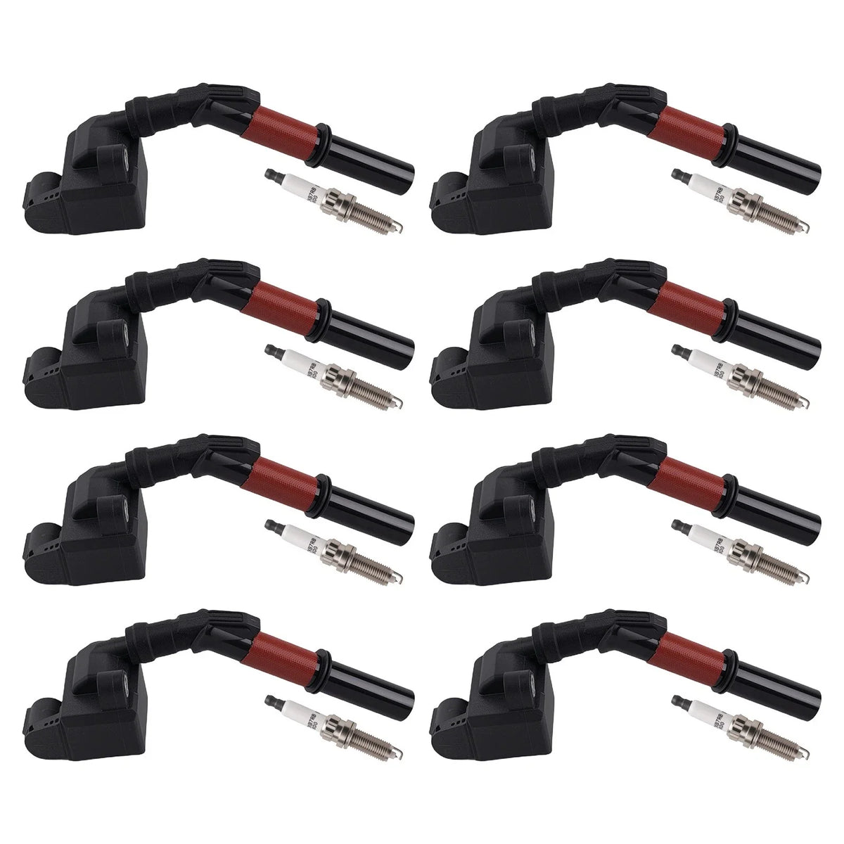 8X Ignition Coil & Spark Plug Kit for Mercedes GLS550 (2017–2019)