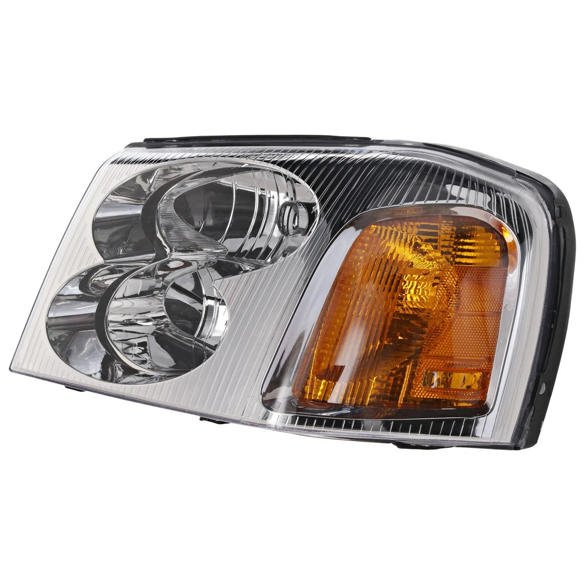 Driver Side Headlight for GMC Envoy (2002–2009) Halogen CAPA SLE SLT