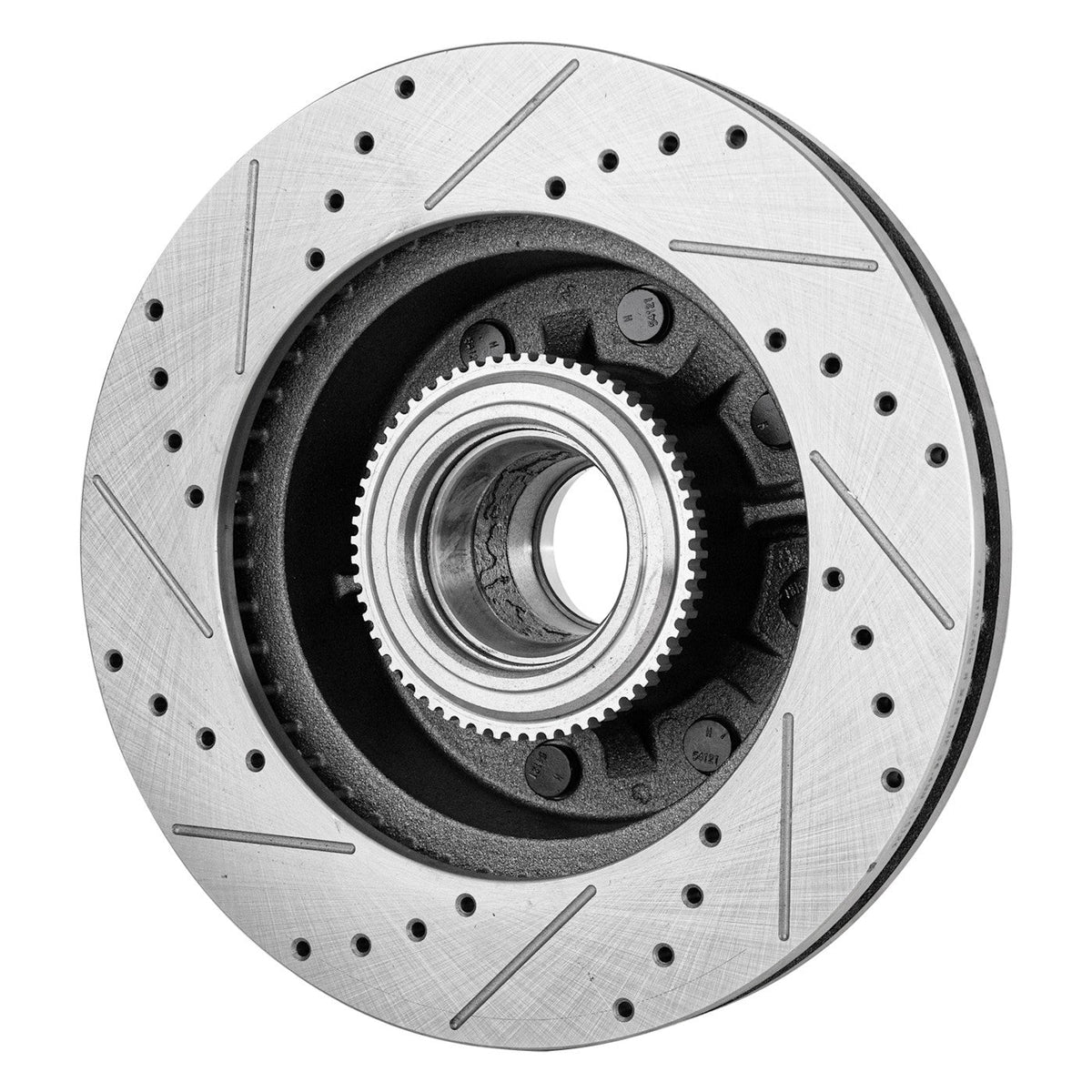 2010-2012 Ford F-250 Super Duty Disc Brake & Pad Kit, Cross-drilled