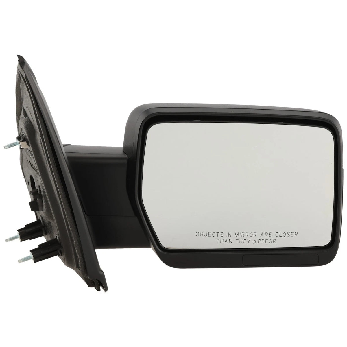 Manual Mirror for Ford F-150 (2009–2010) Front Right Folding Black