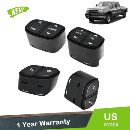 Steering Wheel Volume Control Switches - 4X LED for GMC Silverado