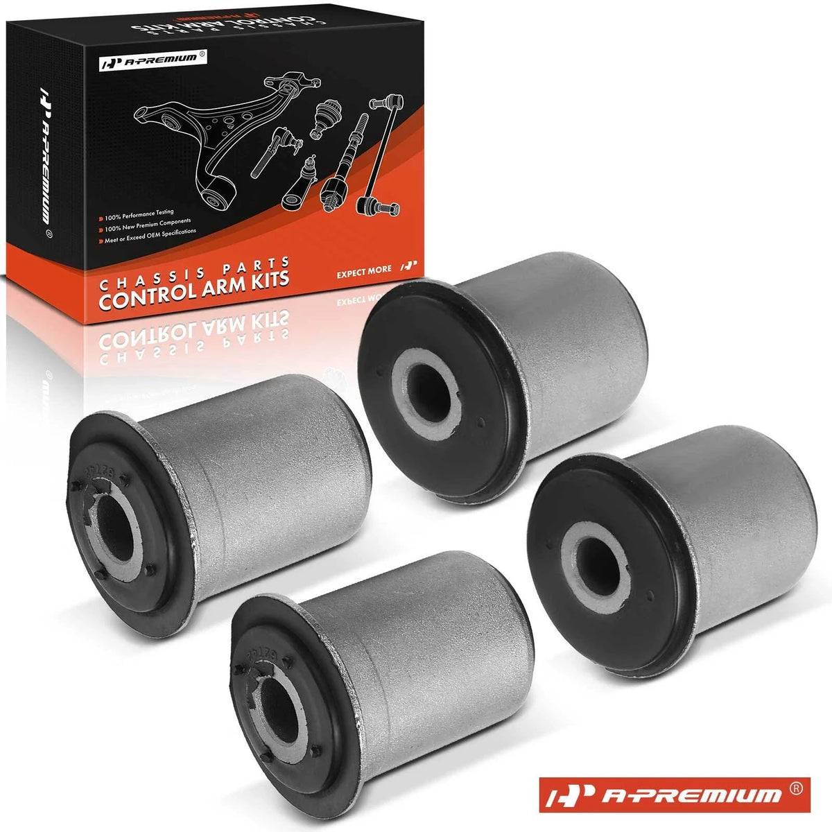 Set of 4 Front Lower Control Arm Bushings for Buick Regal (1973–1977)
