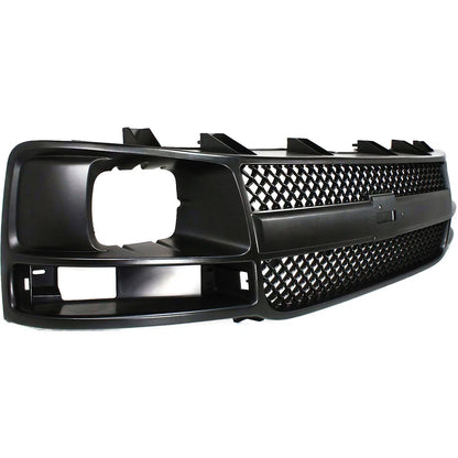 Grille Assembly for Chevrolet Express 2500 3500 (2003–2017) Black Plastic