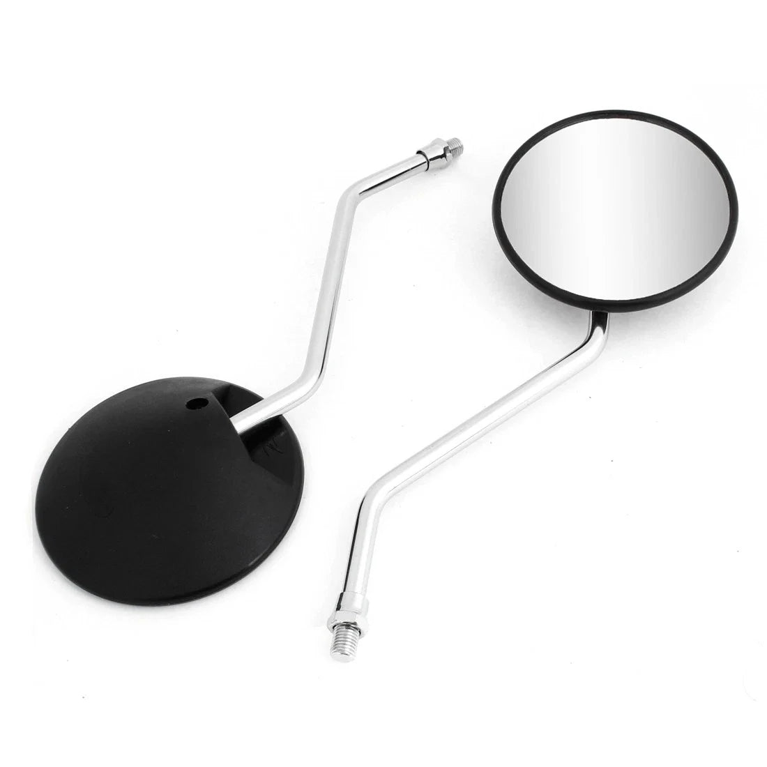2X Round Rearview Mirror Reflector for Honda CG125 (10cm)