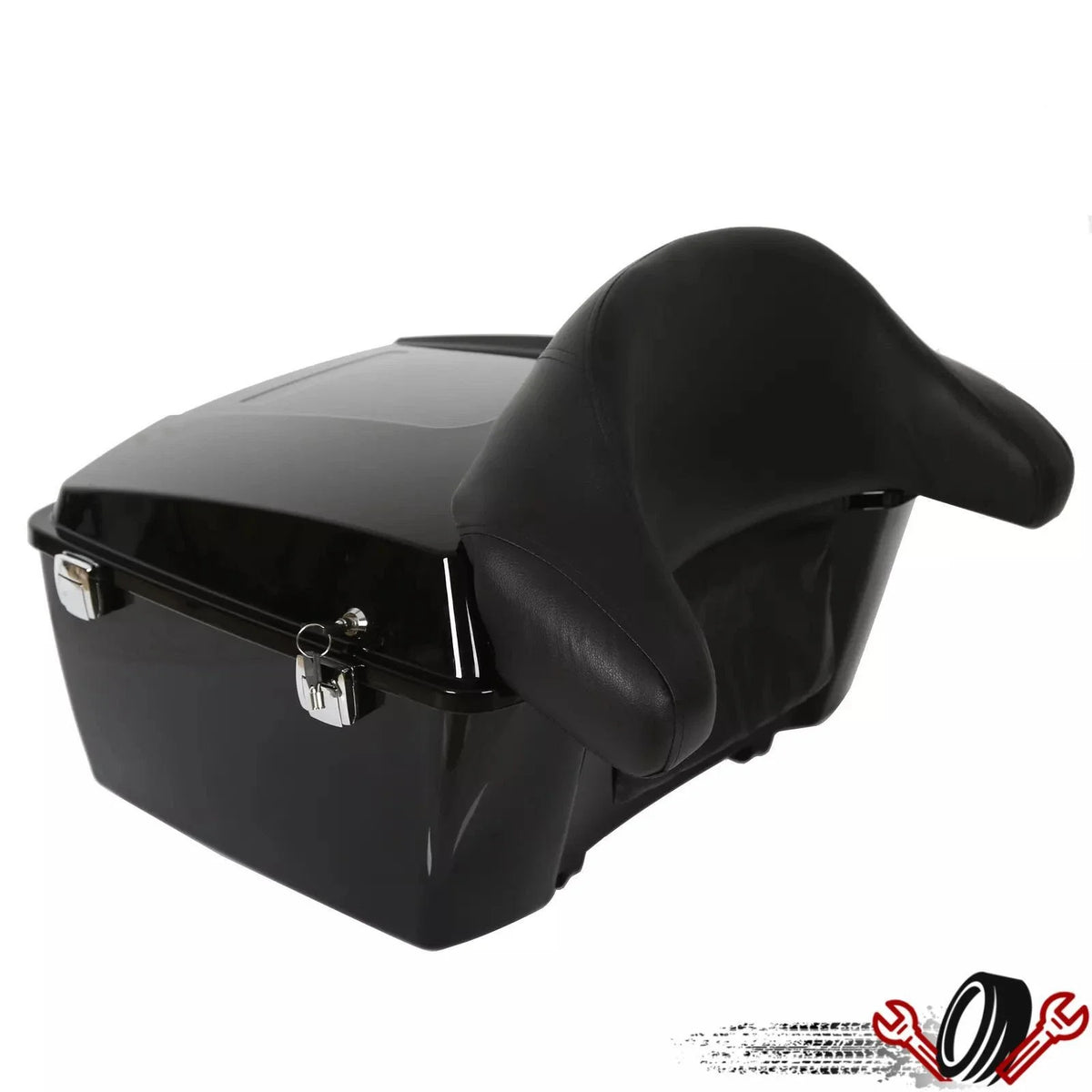Trunk Pack with Backrest for Harley Davidson Road King (1997–2013)