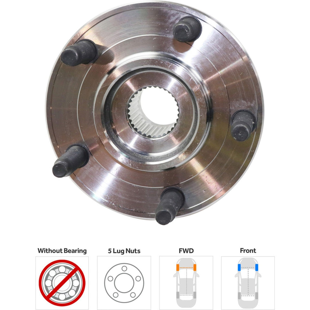 Hub Assembly Kit for Ford Edge 2007-2010 Front Left & Right with Bearing