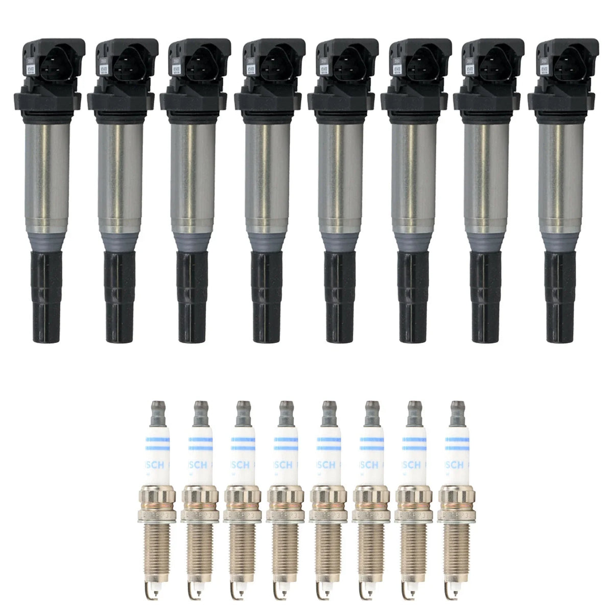 Set of 8 Ignition Coils & Spark Plugs for BMW F10 F01 E70 E71 E72 V8