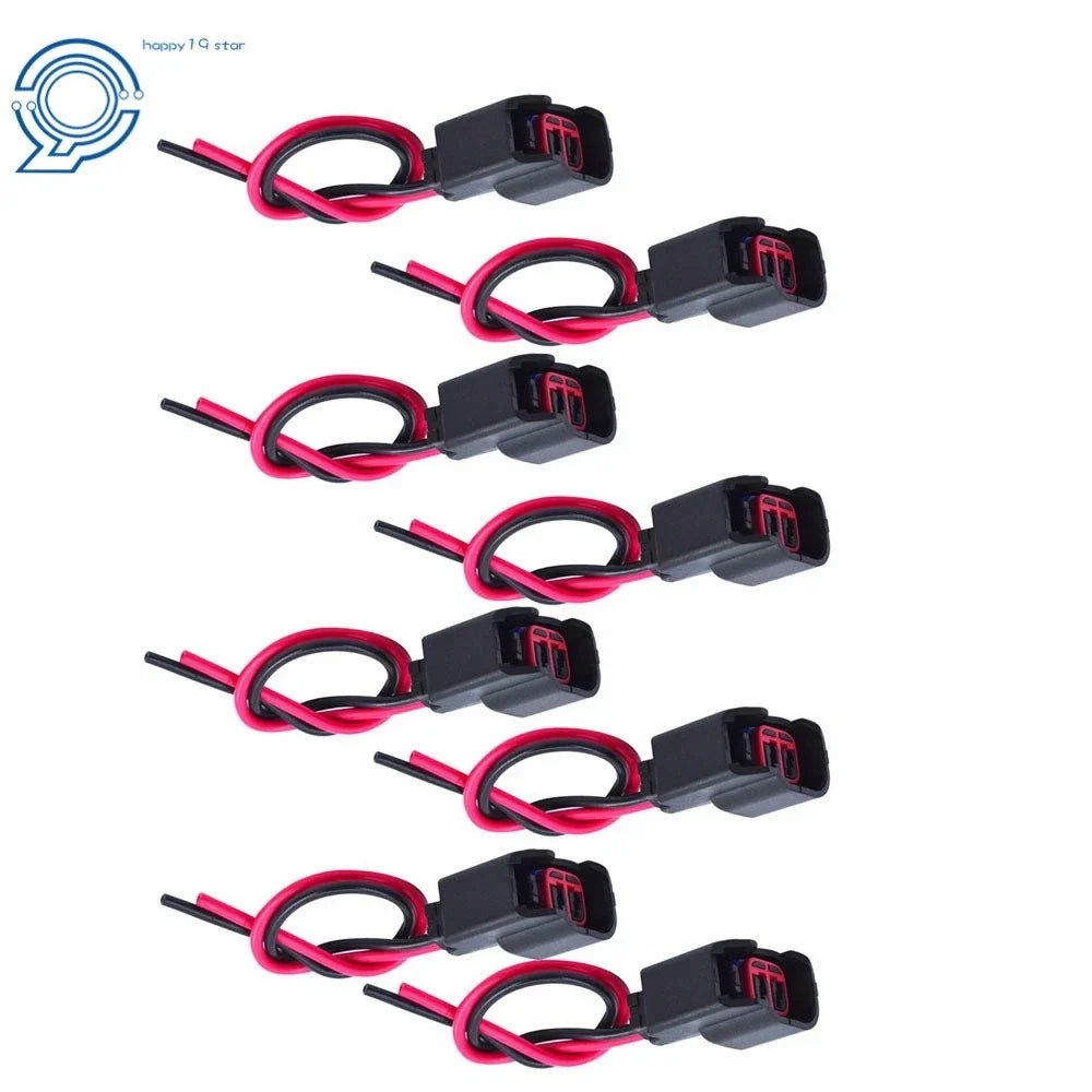 Set of 8 Fuel Injector Connector Clips for EV6 EV14 (Year Range)