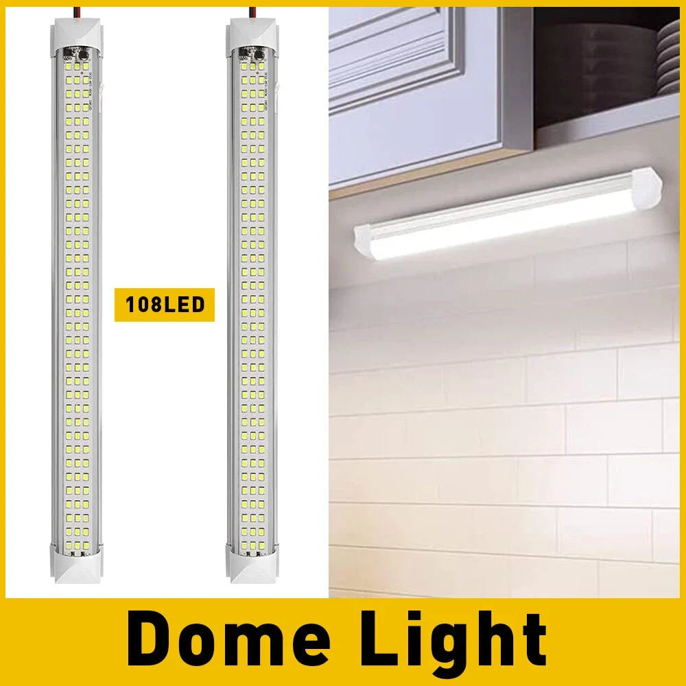 2X LED Ceiling Light Bar Strips for RV Camper Trailer (12V)