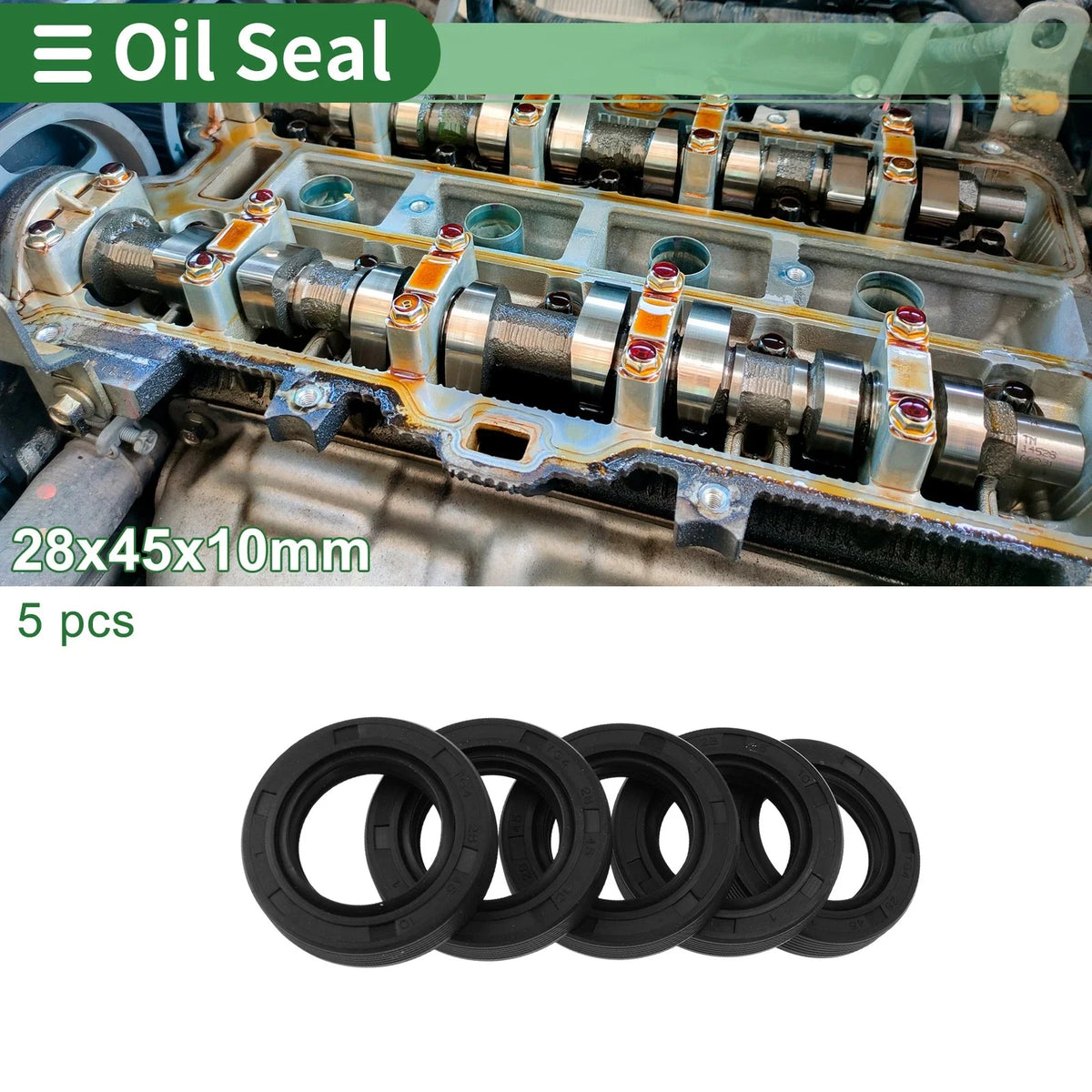 Oil Seal for Rotary Shaft (28x45x10mm)