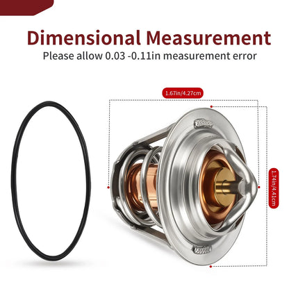 19300-ML7-003 Thermostat with O-Ring for Honda Interceptor 700 1986-1987