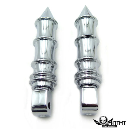 Spike Bamboo Footpeg Set for Yamaha Road Star Warrior (2002-2009)