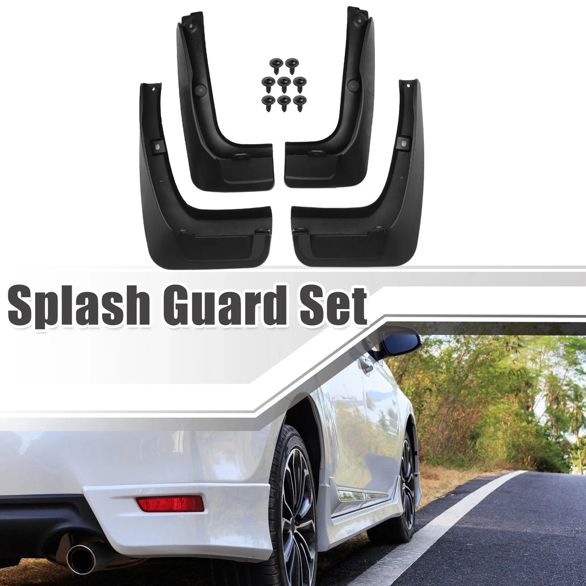 Set of 2 Mud Flaps Splash Guards for Toyota Highlander 