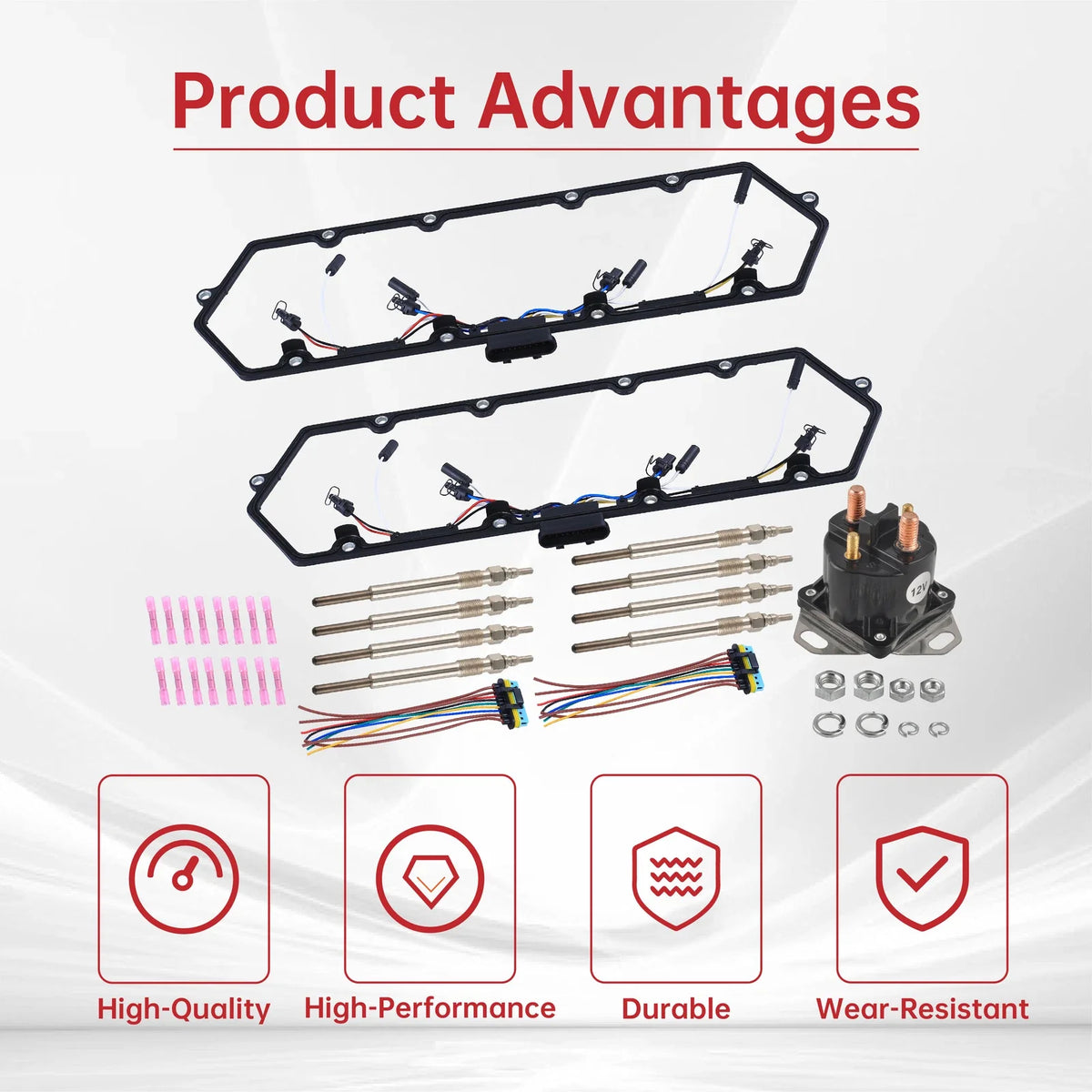 Valve Cover Gaskets Set for Ford 7.3L Powerstroke (1998–2003)