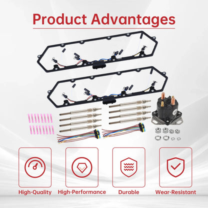 Valve Cover Gaskets Set for Ford 7.3L Powerstroke (1998–2003)