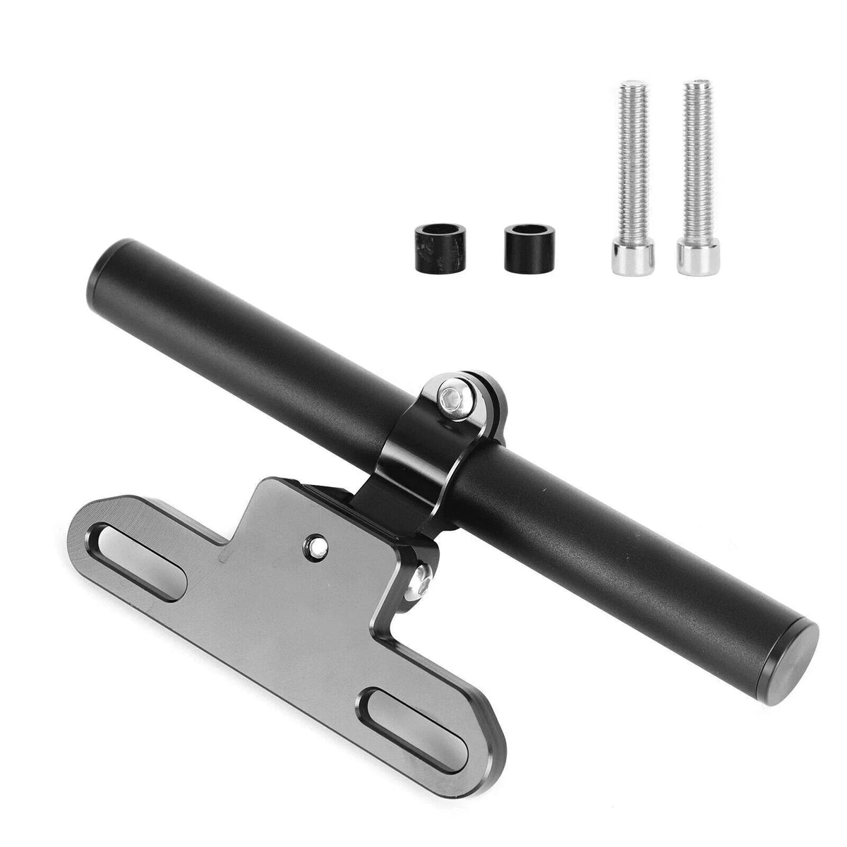 22mm Black Navigation Bracket for Motorcycle - Universal Fit