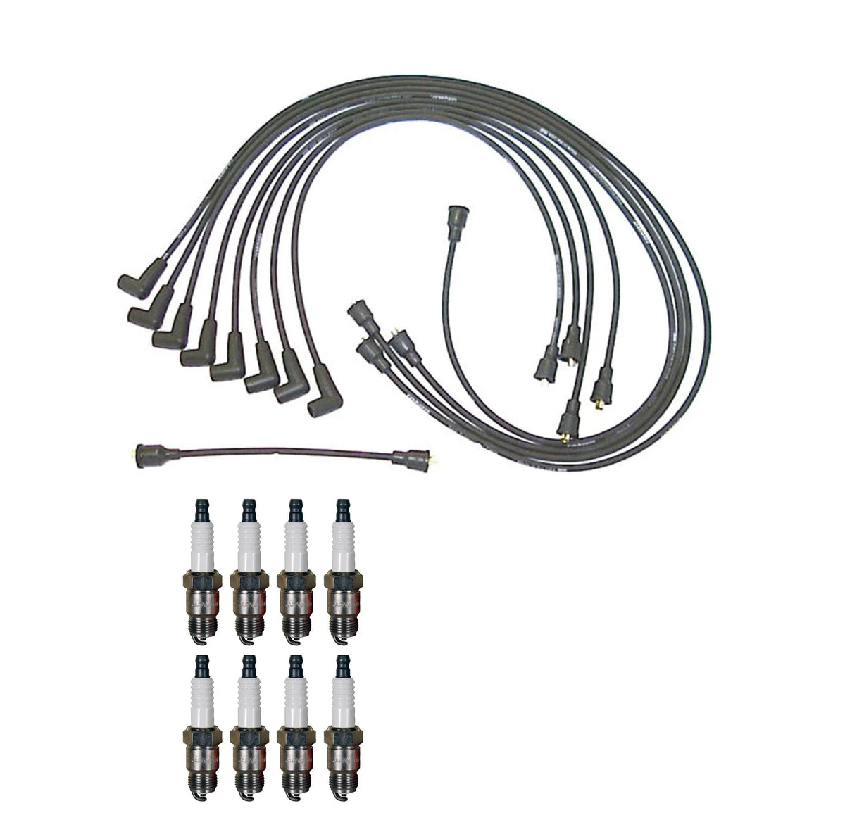 Denso Wire Set & 8 U-Groove Spark Plugs Kit for Chevrolet 5.7 V8