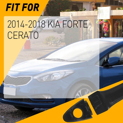 Outer Door Handle for Kia Forte (2010–2018) Rear Left Driver Side Black