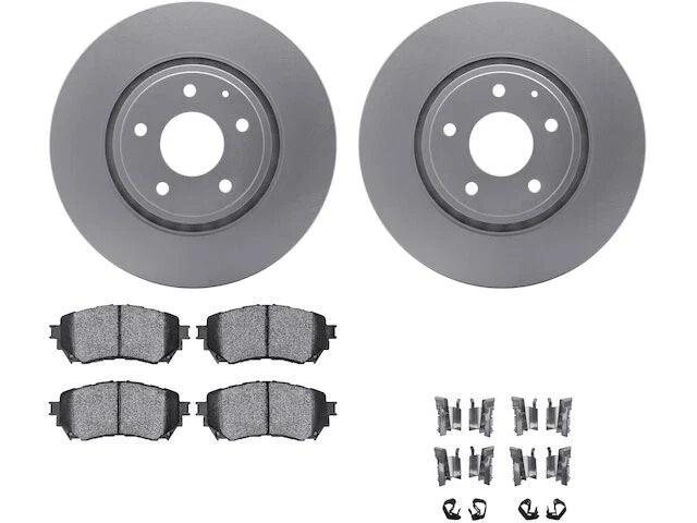 Front Brake Pad and Rotor Kit for Mazda 6 (2018–2021) ZM717CT