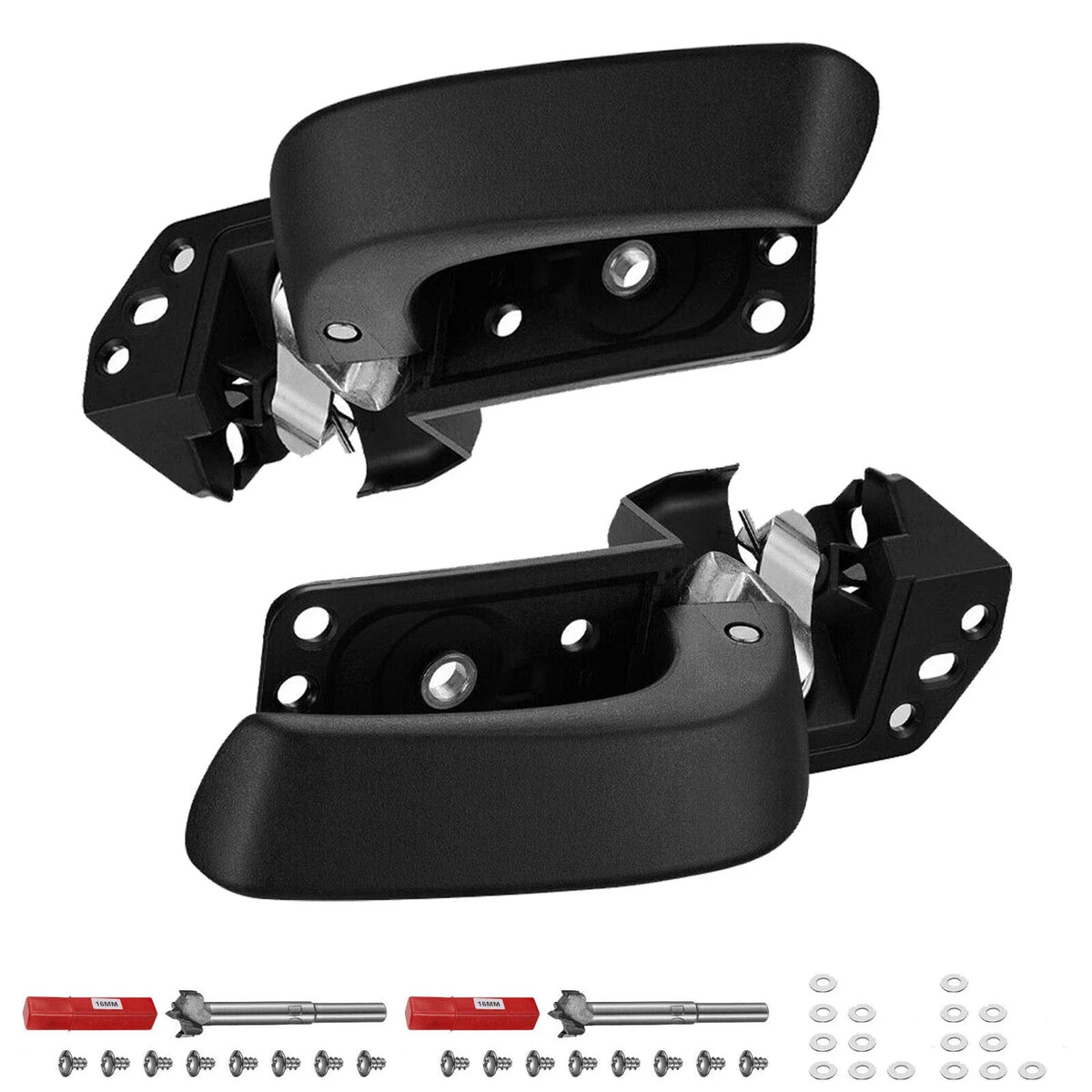 Set of 2 Interior Door Handles for Chevy Silverado Sierra (2007–2013)