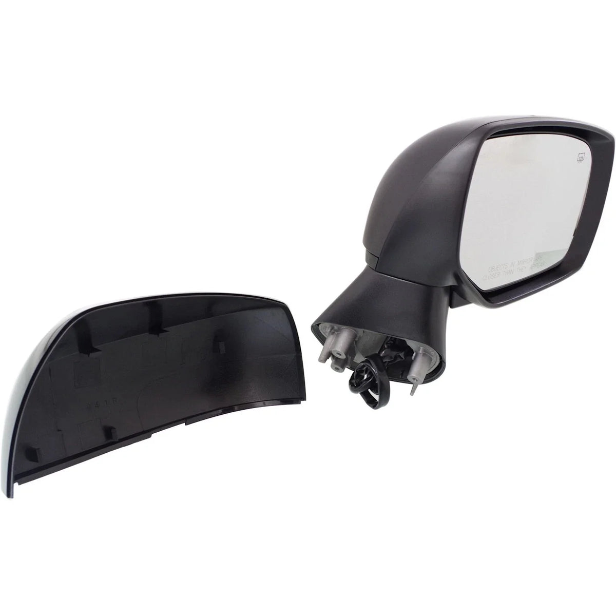 Heated Power Mirrors for Subaru Crosstrek XV 2013-2014, Textured Black
