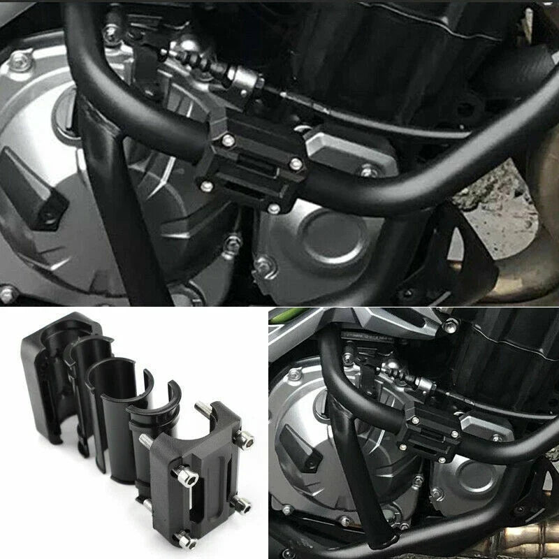 22mm 25mm Motorcycle Engine Frame Bar Protection Guard Crash Slider T9
