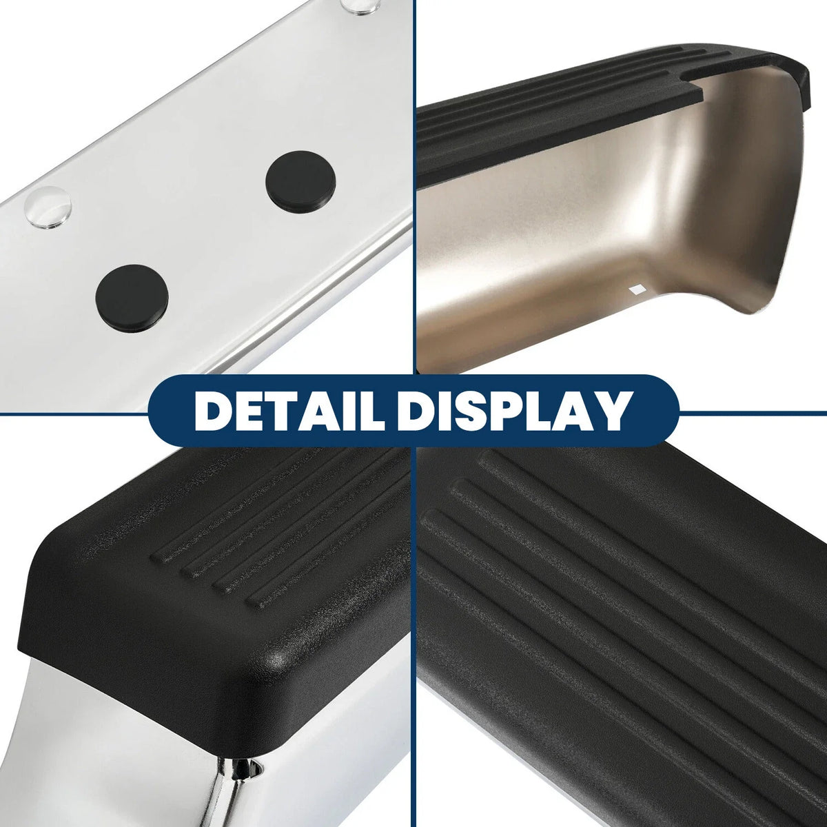 Chrome Rear Bumper Assembly for RAM 1500/2500/3500 (1994-2002)