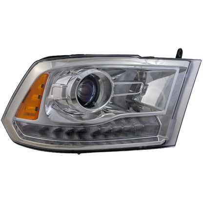 Headlight Assembly for Ram 1500 RH (2016–2018) HID Projector Chrome Housing