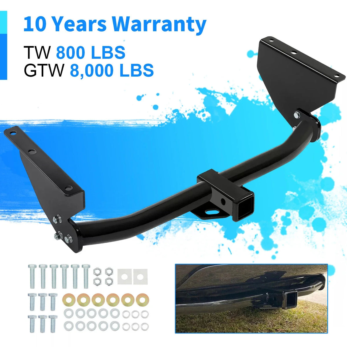 Trailer Hitch Class 3 2" Receiver for Jeep Grand Cherokee (1999-2004)
