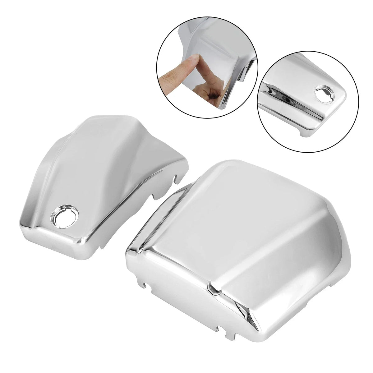Chrome Battery Side Cover for Yamaha V-STAR 1100 (1999–2011)