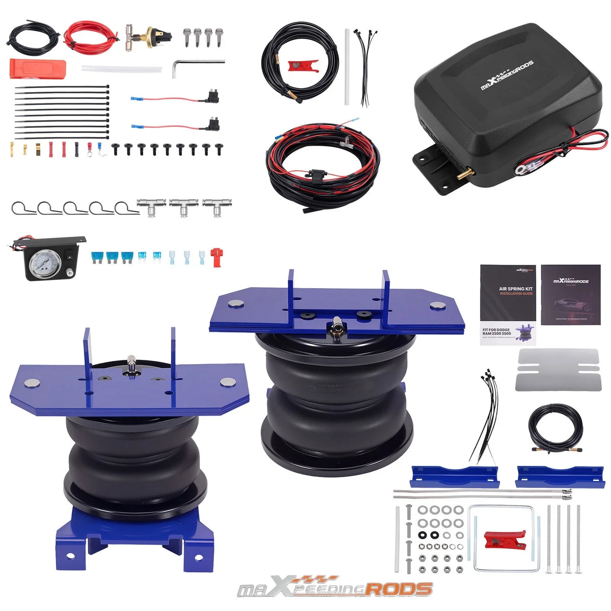 7500lbs Controller Kit with Air Springs for Dodge Ram 2500 2011-2013