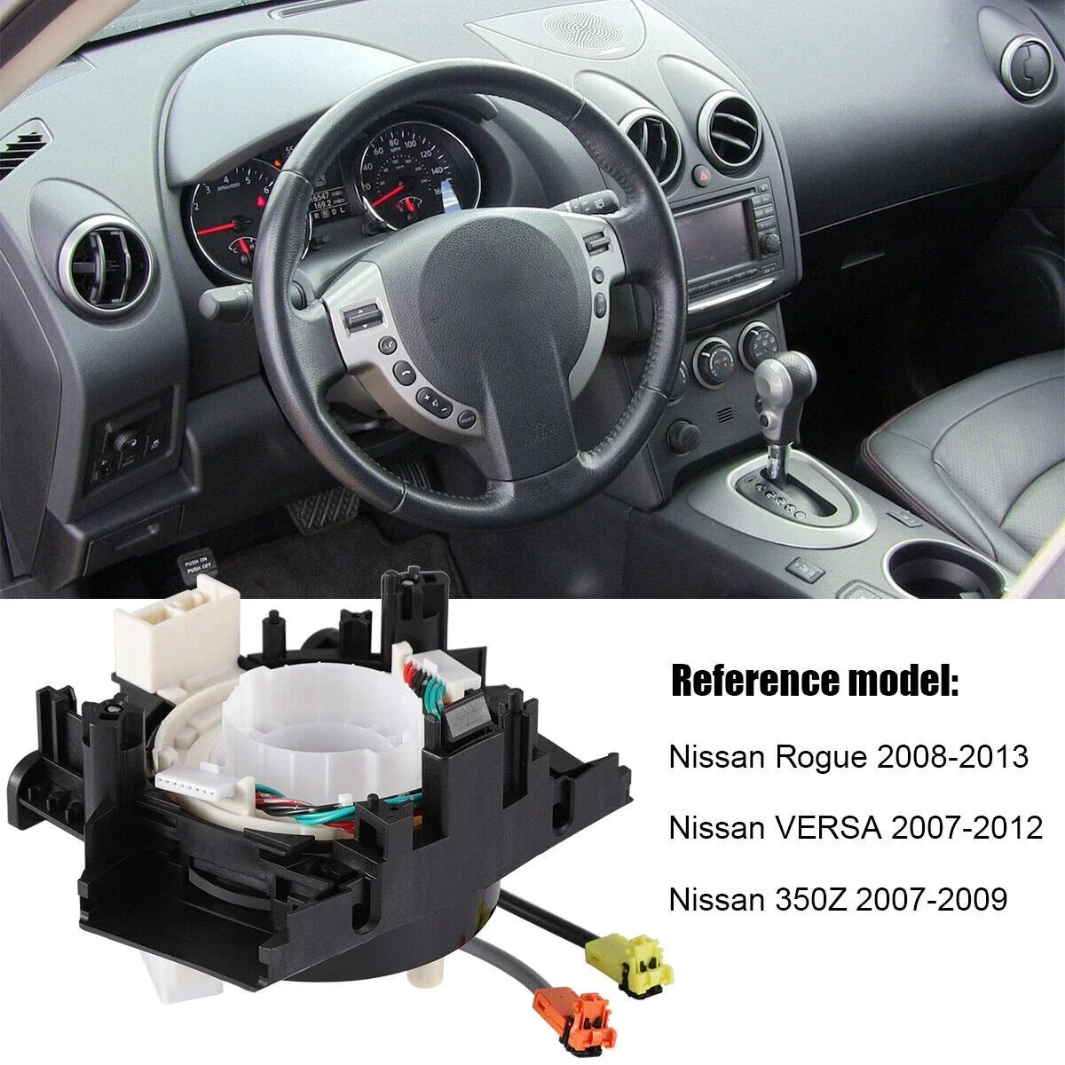 Clock Spring Assembly for Nissan 370Z, Rogue, Pathfinder, Armada, Versa