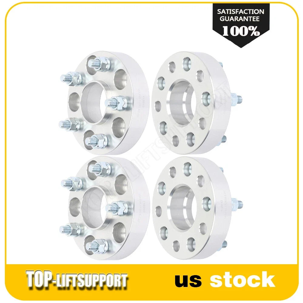 Set of 4 Wheel Spacers for Honda Accord Civic CR-V (5x4.5, 1.25")